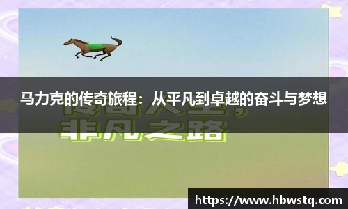 马力克的传奇旅程：从平凡到卓越的奋斗与梦想